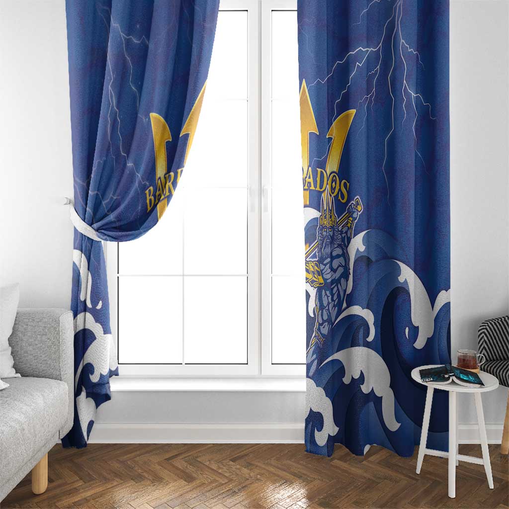 Barbados Window Curtain Poseidon Trident
