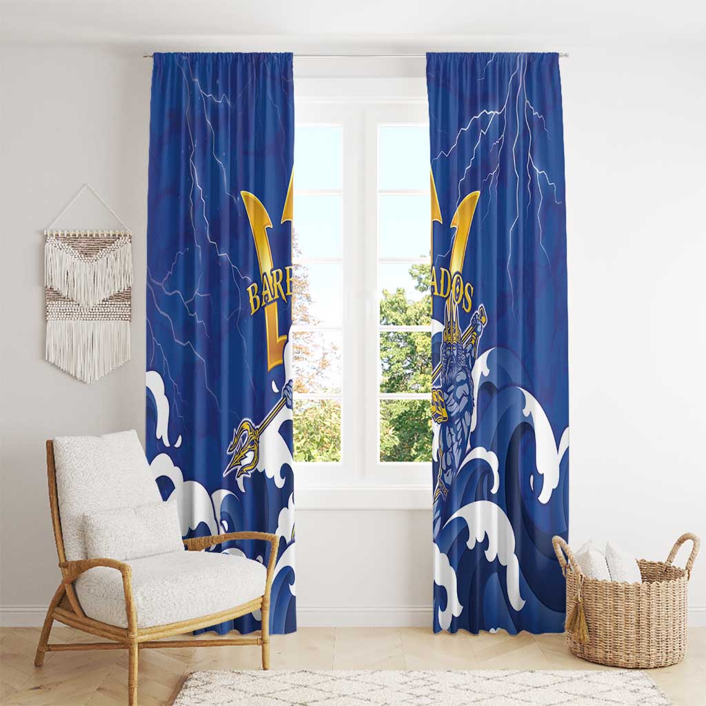Barbados Window Curtain Poseidon Trident