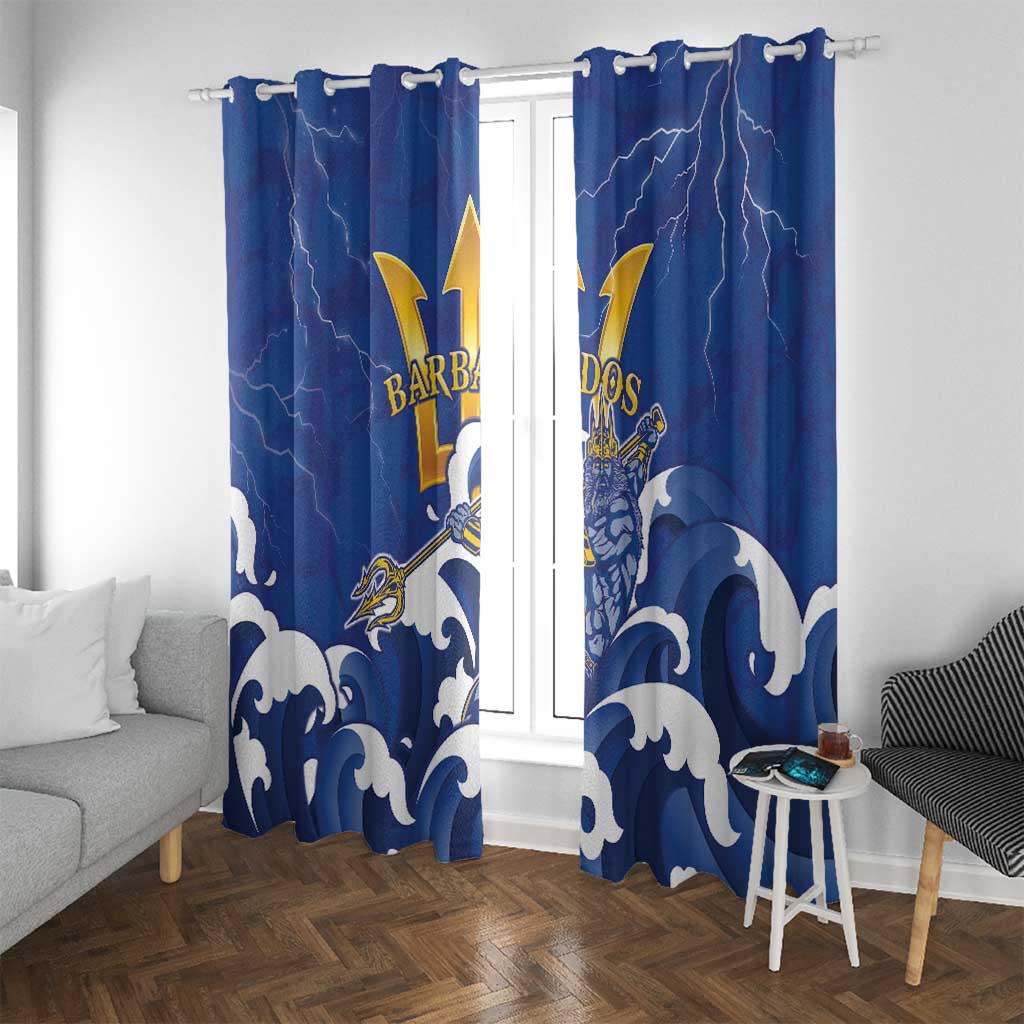 Barbados Window Curtain Poseidon Trident