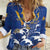 Personalized Barbados Women Casual Shirt Poseidon Trident