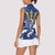 Personalized Barbados Women Sleeveless Polo Shirt Poseidon Trident