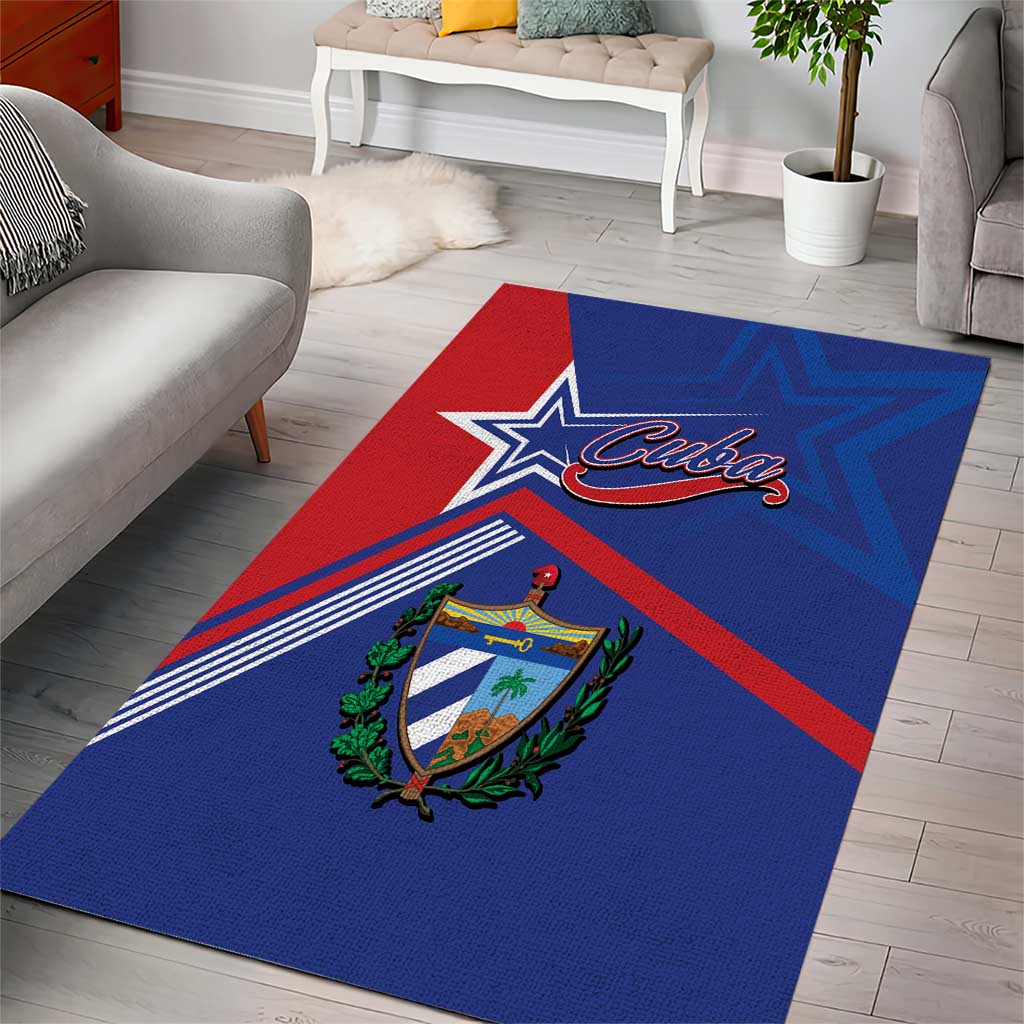 Cuba Coat Of Arms Area Rug The Pearl Of The Antilles