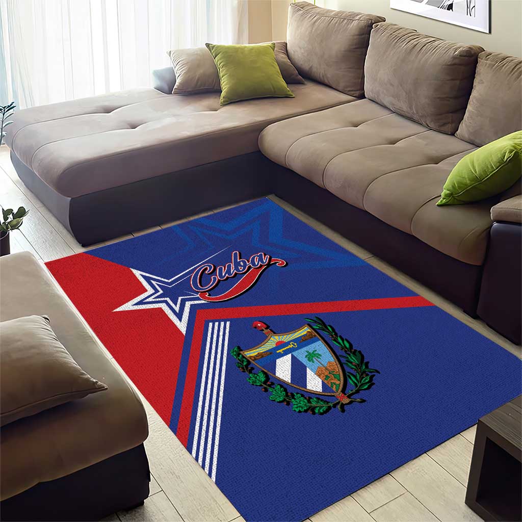 Cuba Coat Of Arms Area Rug The Pearl Of The Antilles