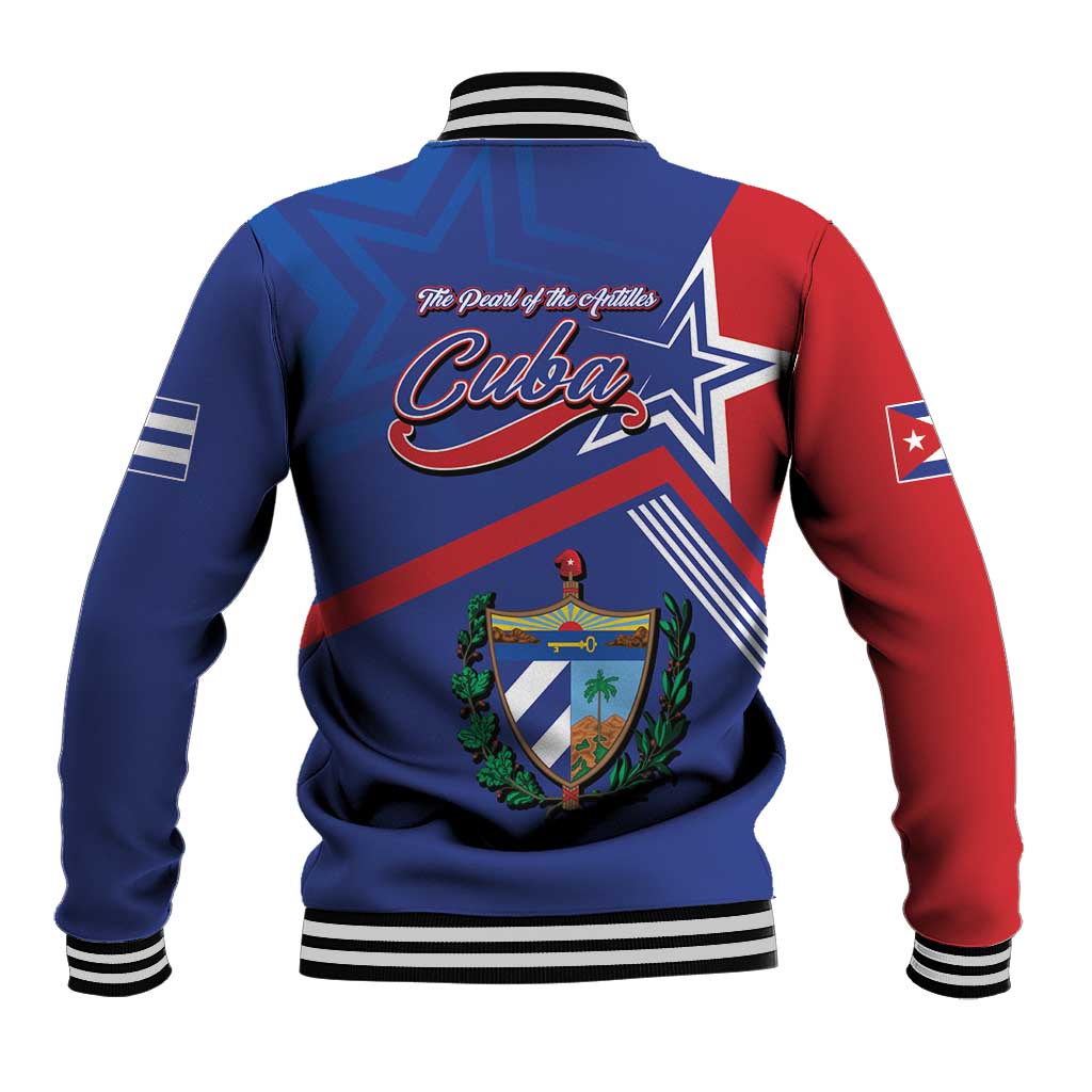 Cuba Coat Of Arms Baseball Jacket The Pearl Of The Antilles