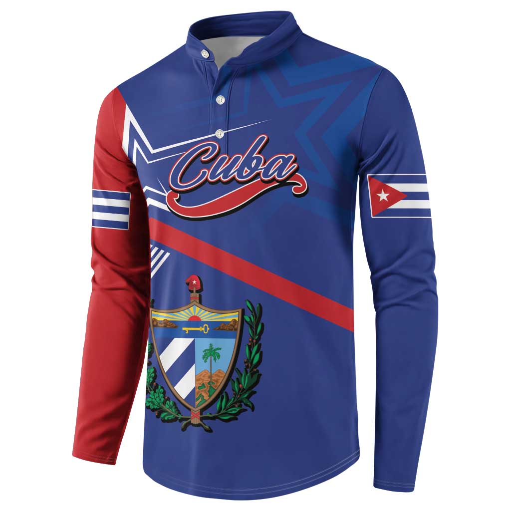 Cuba Coat Of Arms Button Sweatshirt The Pearl Of The Antilles