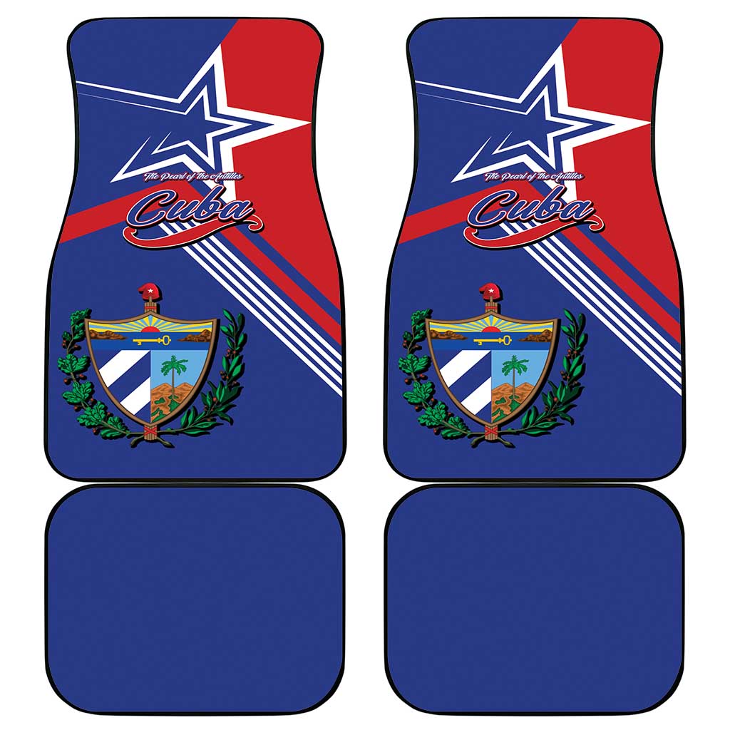 Cuba Coat Of Arms Car Mats The Pearl Of The Antilles