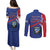 Cuba Coat Of Arms Couples Matching Puletasi and Long Sleeve Button Shirt The Pearl Of The Antilles