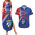 Cuba Coat Of Arms Couples Matching Summer Maxi Dress and Hawaiian Shirt The Pearl Of The Antilles