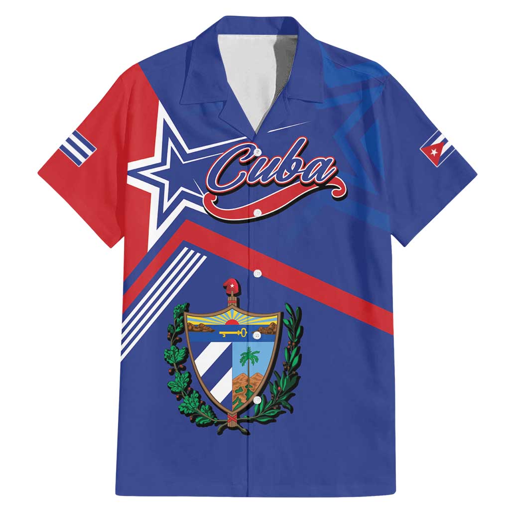 Cuba Coat Of Arms Family Matching Mermaid Dress and Hawaiian Shirt The Pearl Of The Antilles