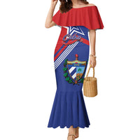 Cuba Coat Of Arms Family Matching Mermaid Dress and Hawaiian Shirt The Pearl Of The Antilles