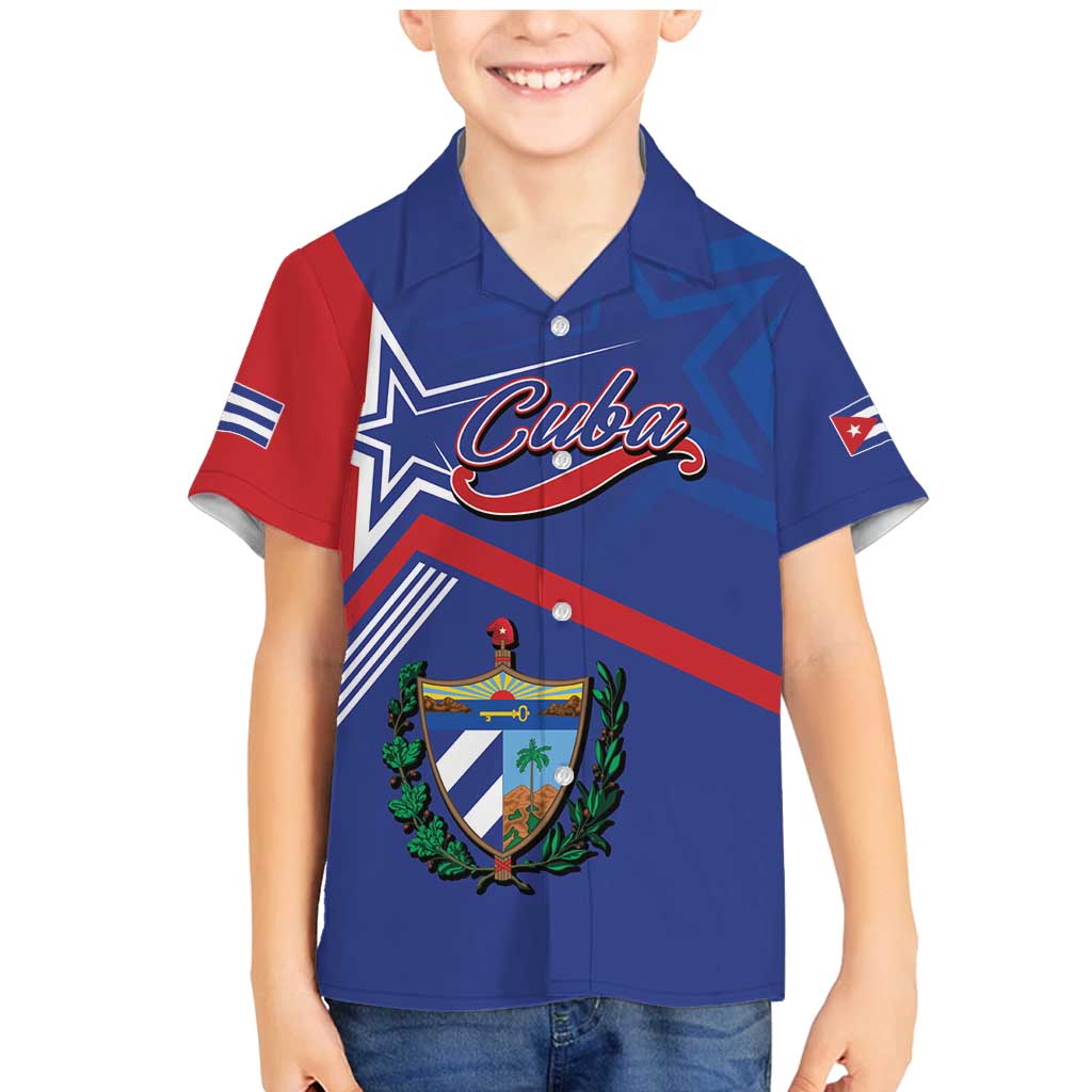 Cuba Coat Of Arms Family Matching Mermaid Dress and Hawaiian Shirt The Pearl Of The Antilles