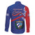 Cuba Coat Of Arms Family Matching Off Shoulder Short Dress and Hawaiian Shirt The Pearl Of The Antilles