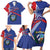 Cuba Coat Of Arms Family Matching Short Sleeve Bodycon Dress and Hawaiian Shirt The Pearl Of The Antilles