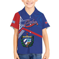 Cuba Coat Of Arms Family Matching Summer Maxi Dress and Hawaiian Shirt The Pearl Of The Antilles