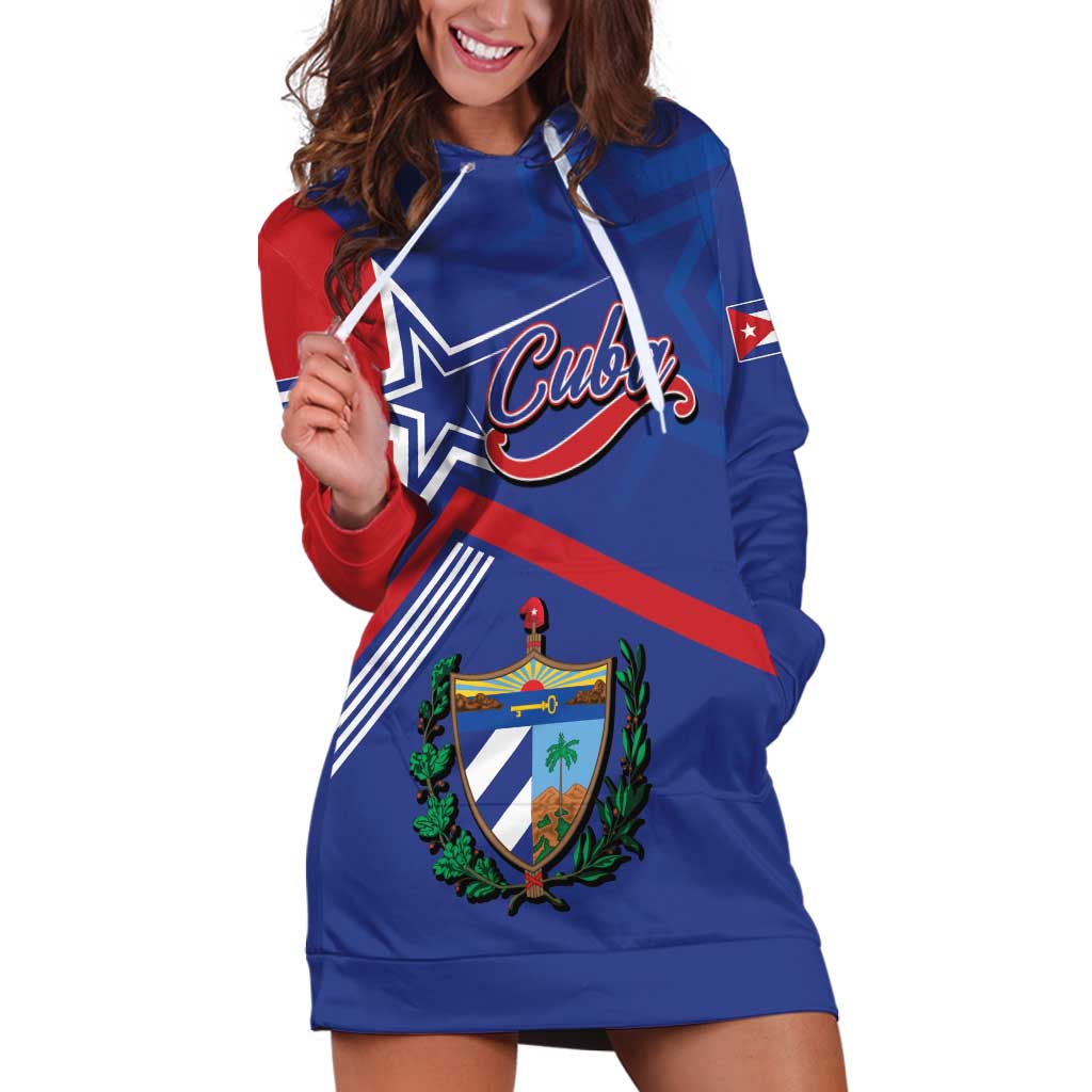 Cuba Coat Of Arms Hoodie Dress The Pearl Of The Antilles