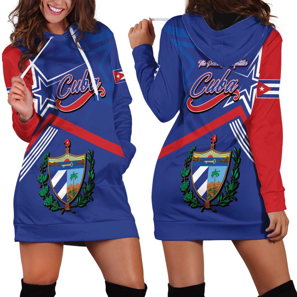Cuba Coat Of Arms Hoodie Dress The Pearl Of The Antilles