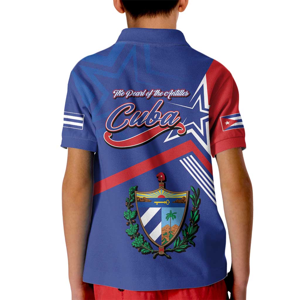 Cuba Coat Of Arms Kid Polo Shirt The Pearl Of The Antilles