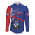 Cuba Coat Of Arms Long Sleeve Button Shirt The Pearl Of The Antilles