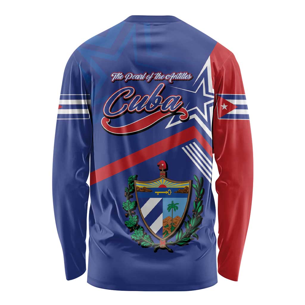 Cuba Coat Of Arms Long Sleeve Shirt The Pearl Of The Antilles