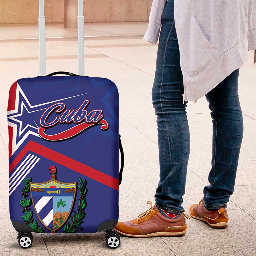 Cuba Coat Of Arms Luggage Cover The Pearl Of The Antilles