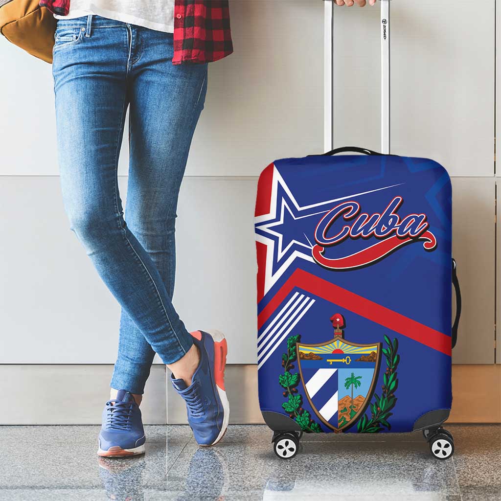 Cuba Coat Of Arms Luggage Cover The Pearl Of The Antilles