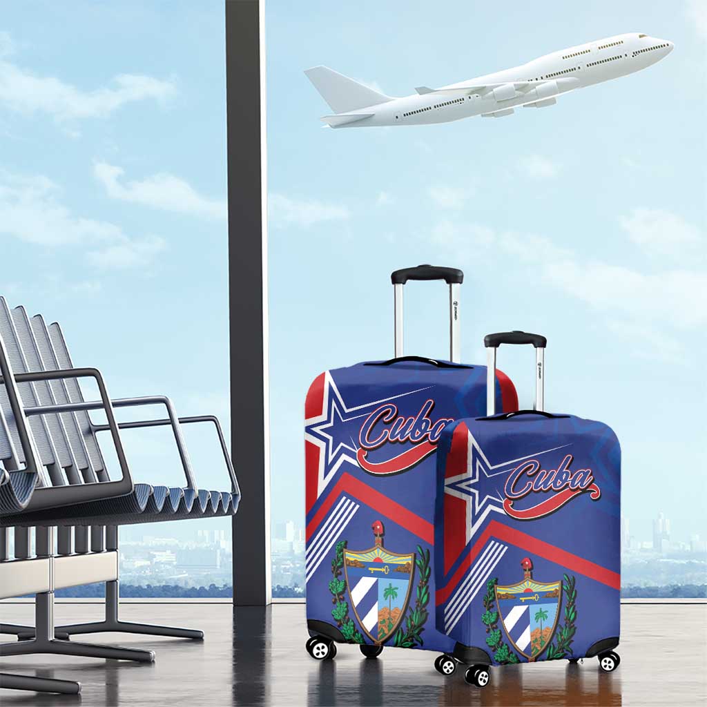 Cuba Coat Of Arms Luggage Cover The Pearl Of The Antilles