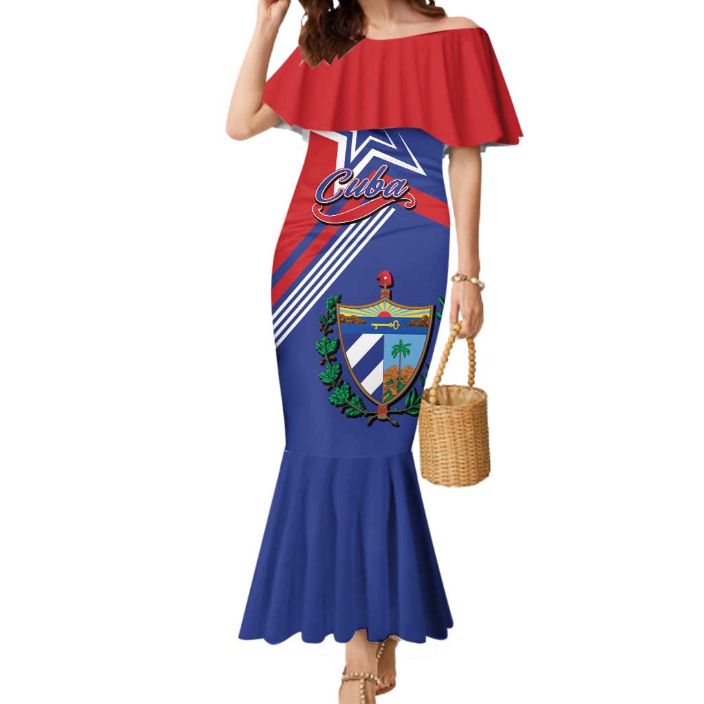 Cuba Coat Of Arms Mermaid Dress The Pearl Of The Antilles