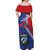 Cuba Coat Of Arms Off Shoulder Maxi Dress The Pearl Of The Antilles