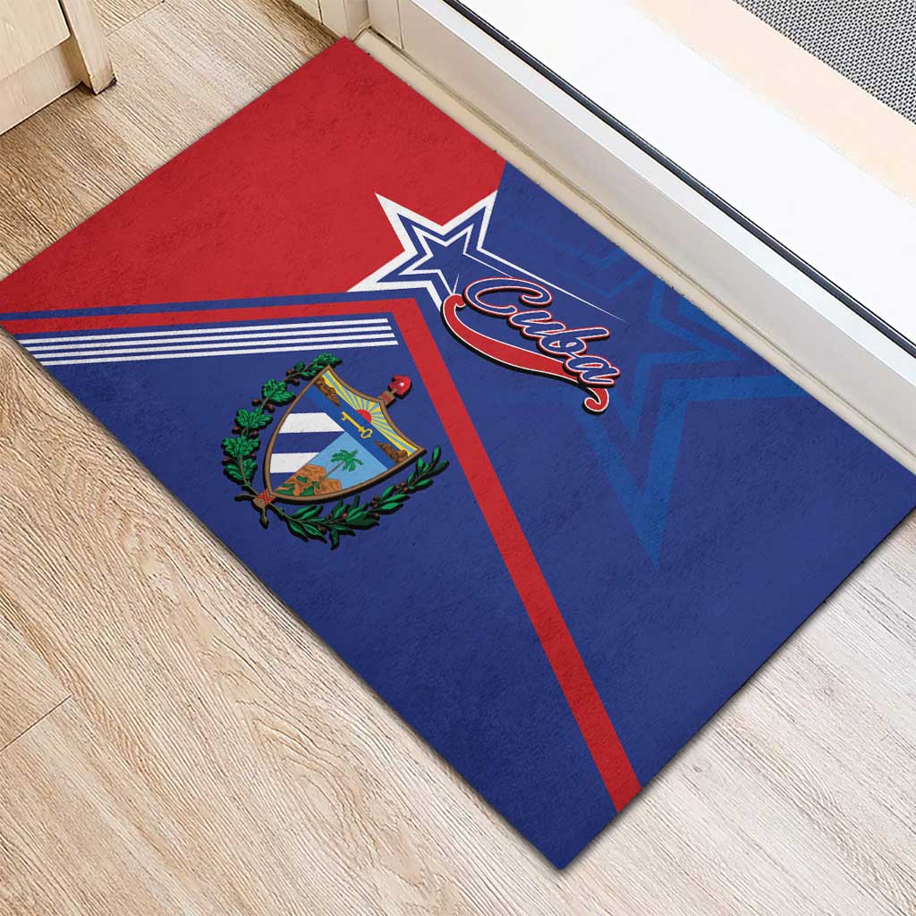 Cuba Coat Of Arms Rubber Doormat The Pearl Of The Antilles