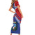 Cuba Coat Of Arms Short Sleeve Bodycon Dress The Pearl Of The Antilles