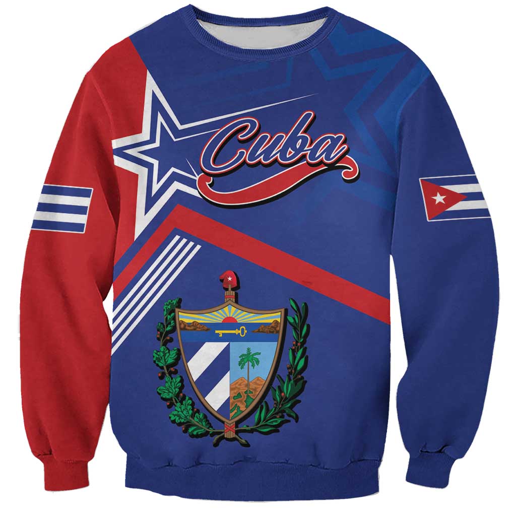 Cuba Coat Of Arms Sweatshirt The Pearl Of The Antilles