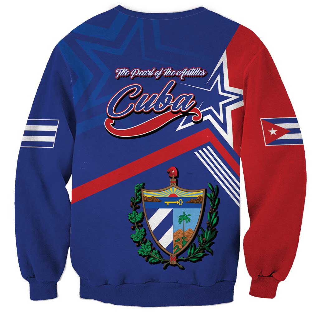 Cuba Coat Of Arms Sweatshirt The Pearl Of The Antilles
