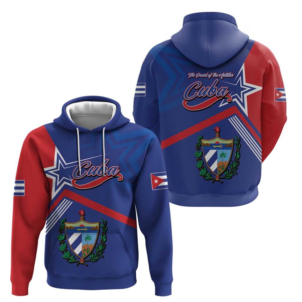Cuba Coat Of Arms Zip Hoodie The Pearl Of The Antilles