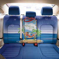 Cuba Back Car Seat Cover Funny Macaw Decorative Map