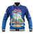 Cuba Baseball Jacket Funny Macaw Decorative Map