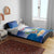Cuba Bedding Set Funny Macaw Decorative Map