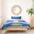 Cuba Bedding Set Funny Macaw Decorative Map