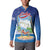 Cuba Button Sweatshirt Funny Macaw Decorative Map