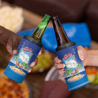 Cuba 4 in 1 Can Cooler Tumbler Funny Macaw Decorative Map