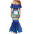 Cuba Family Matching Mermaid Dress and Hawaiian Shirt Funny Macaw Decorative Map