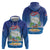 Cuba Hoodie Funny Macaw Decorative Map