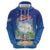Cuba Hoodie Funny Macaw Decorative Map