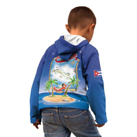 Cuba Kid Hoodie Funny Macaw Decorative Map