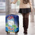 Cuba Luggage Cover Funny Macaw Decorative Map