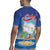 Cuba Rugby Jersey Funny Macaw Decorative Map
