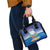 Cuba Shoulder Handbag Funny Macaw Decorative Map