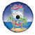 Cuba Spare Tire Cover Funny Macaw Decorative Map