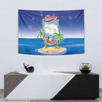 Cuba Tapestry Funny Macaw Decorative Map