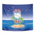 Cuba Tapestry Funny Macaw Decorative Map
