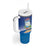 Cuba Tumbler With Handle Funny Macaw Decorative Map